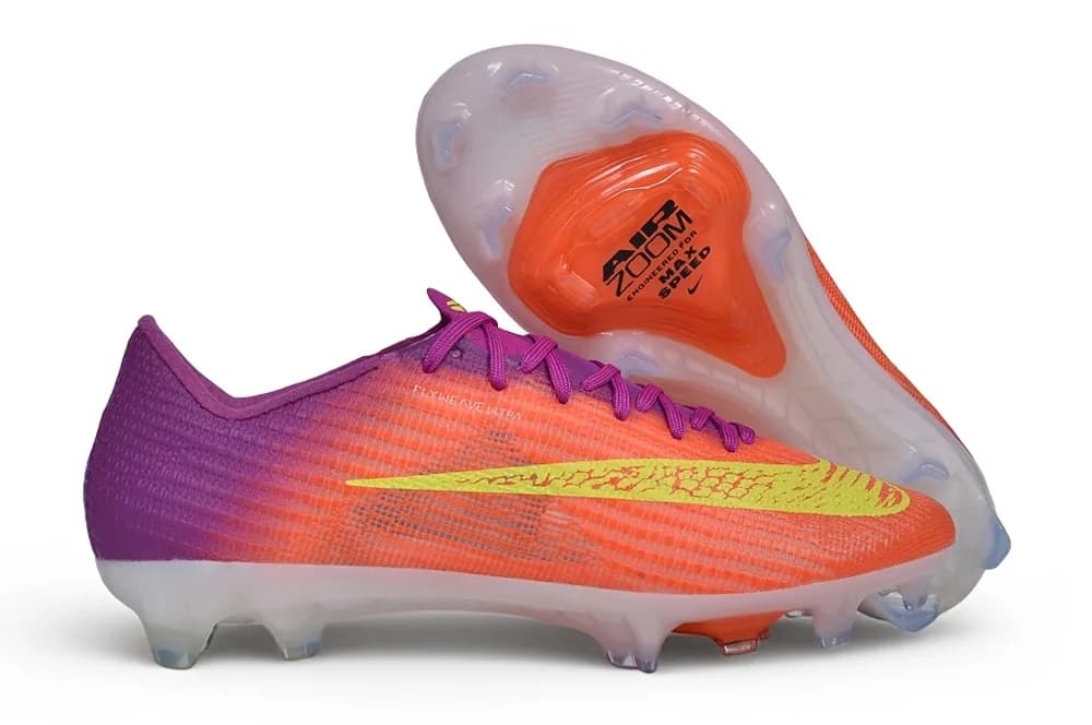 Nike Air Zoom Mercurial Vapor 17 ELITE XXVI FG roxo e amarelo